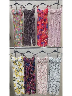 Sukienki damskie wloskie, size uni, paczka 6szt, mix kolor