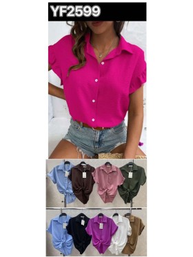 Koszule damskie wloskie, size uni, paczka 6szt, mix kolor