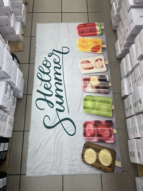ZABAWKI RĘCZNIK 70*140CM .6 SZT / PACZKA, KOLOR JAK NA ZDZIĘCIU