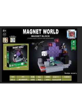 ZABAWKI MAGNET WORLD.6 SZT / PACZKA, KOLOR JAK NA ZDZIĘCIU