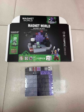 ZABAWKI MAGNET WORLD.6 SZT / PACZKA, KOLOR JAK NA ZDZIĘCIU