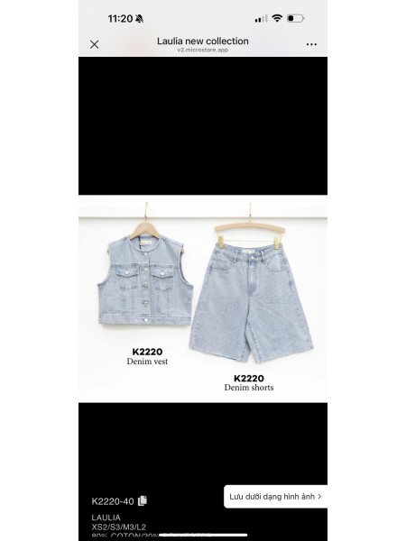 Komplety jeansowe damskie , size xs-xl, paczka 10szt,
