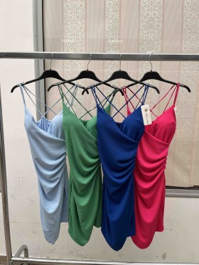 Sukienki damskie Włoskie , Size uni ,paczka 6szt,mix kolor