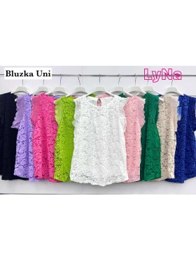 Bluzki damskie Włoskie , Size uni,paczka 6szt,mix kolor