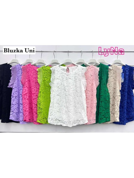 Bluzki damskie Włoskie , Size uni,paczka 6szt,mix kolor