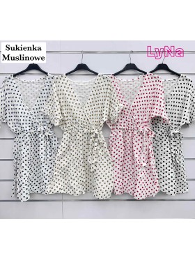Sukienki damskie Włoskie , Size uni,paczka 6szt,mix kolor