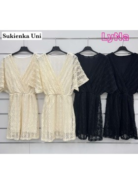 Sukienki damskie Włoskie , Size uni,paczka 6szt,mix kolor