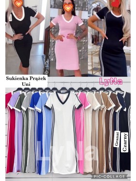 Sukienki damskie Włoskie , Size uni,paczka 6szt,mix kolor