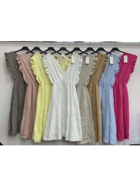 Sukienki damskie Włoskie , Size uni ,paczka 6szt,mix kolor