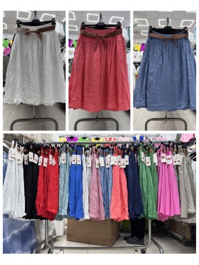Spódnica  damskie Włoskie , Size uni ,paczka 6szt,mix kolor