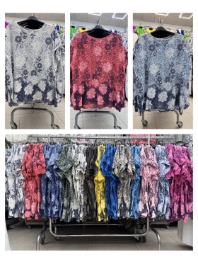 Bluzki damskie Włoskie , Size uni ,paczka 6szt,mix kolor