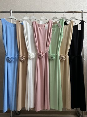 Sukienki damskie Włoskie , Size uni ,paczka 6szt,mix kolor