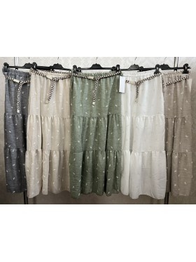 Spódnica  damskie Włoskie , Size uni ,paczka 6szt,mix kolor