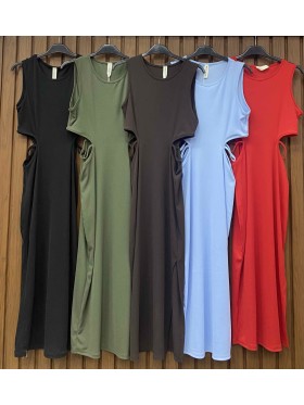 Sukienki damskie Włoskie , Size uni ,paczka 6szt,mix kolor