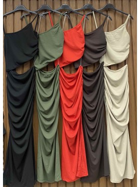 Sukienki damskie Włoskie , Size uni ,paczka 6szt,mix kolor
