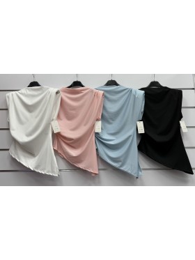 Bluzki damskie Włoski, size uni, paczka 6szt, mix kolor