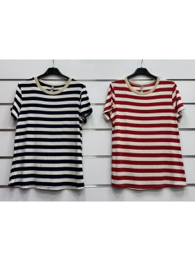 Bluzki damskie Włoski, size uni, paczka 6szt, mix kolor