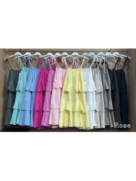 Sukienki damskie Włoski, size uni, paczka 6szt, mix kolor
