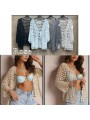 Bluzki damskie Włoski, size uni, paczka 6szt, mix kolor