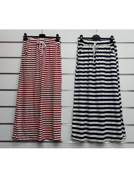 Spódnica długa damskie Włoski, size uni, paczka 6szt, mix kolor
