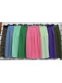 Spódnica długa damskie Włoski, size uni, paczka 6szt, mix kolor
