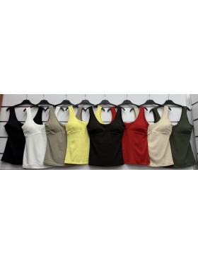 Bluzki damskie Włoski, size uni, paczka 6szt, mix kolor