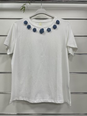 Bluzki damskie Włoski, size uni, paczka 6szt ,1 kolor