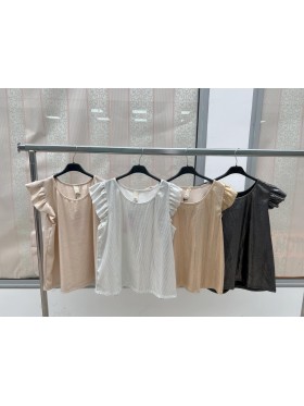 Bluzki damskie Włoski, size uni, paczka 6szt, mix kolor