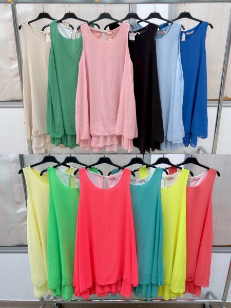 Sukienki damskie Włoski, size uni, paczka 6szt, mix kolor