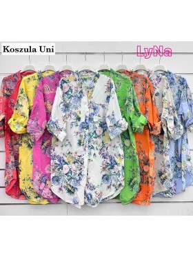 Koszule damskie Włoski, size uni, paczka 6szt, mix kolor