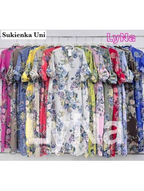 Sukienki damskie Włoski, size uni, paczka 6szt, mix kolor