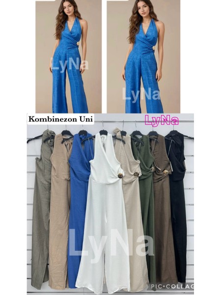 Kombinezony damskie Włoski, size uni, paczka 6szt, mix kolor
