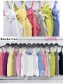 Bluzki damskie Włoski, size uni, paczka 6szt, mix kolor
