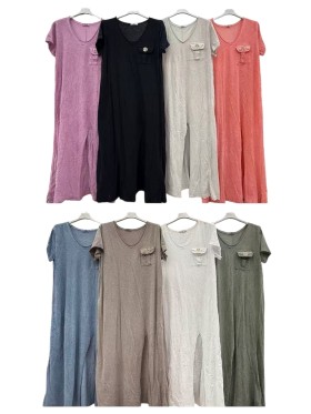 Sukienki damskie Włoski, size uni, paczka 6szt, mix kolor