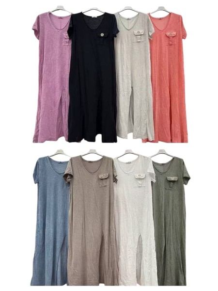 Sukienki damskie Włoski, size uni, paczka 6szt, mix kolor