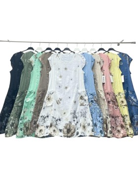 Sukienki damskie Włoski, size uni, paczka 6szt, mix kolor
