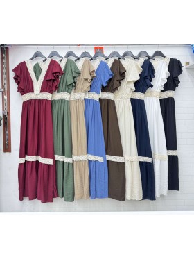 Sukienki damskie Włoski, size uni, paczka 6szt, mix kolor