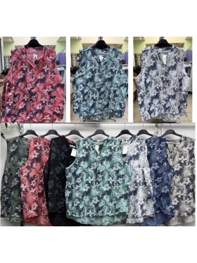 Bluzki damskie wloskie, Size uni,paczka 6szt,mix kolor