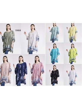Bluzki damskie wloskie, Size uni,paczka 6szt,mix kolor