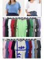 Bluzki damskie wloskie, Size uni,paczka 6szt,mix kolor
