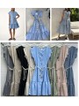 Sukienki damskie wloskie, Size uni,paczka 6szt,mix kolor