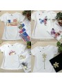 Bluzki damskie wloskie, Size uni,paczka 6szt,mix kolor