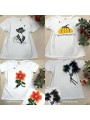Bluzki damskie wloskie, Size uni,paczka 6szt,mix kolor