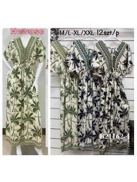 Sukienki damskie , size m-2xl, paczka 12szt, mix kolor