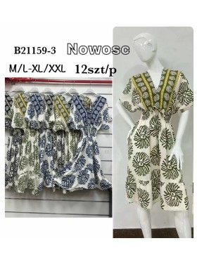 Sukienki damskie , size m-2xl, paczka 12szt, mix kolor