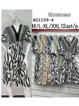 Sukienki damskie , size m-2xl, paczka 12szt, mix kolor