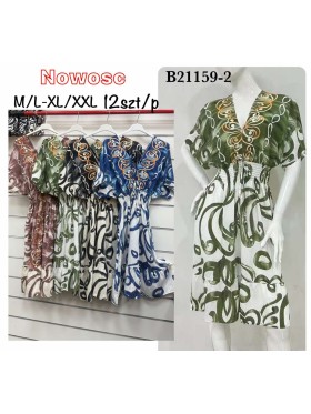 Sukienki damskie , size m-2xl, paczka 12szt, mix kolor