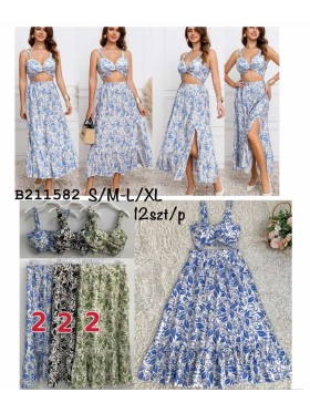 Komplety damskie , size s-xl, paczka 12szt, mix kolor