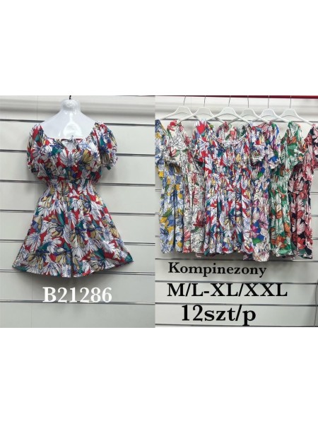 Kombinezony damskie , size m-2xl, paczka 12szt, mix kolor