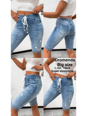 Spodenki jeansowe damskie , size l-4xl paczka 10szt,